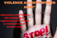 16 Days of Activism Against Gender Based Violence